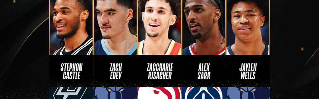 Stephon Castle, Zaccharie Risacher headline NBA All-Rookie First Team