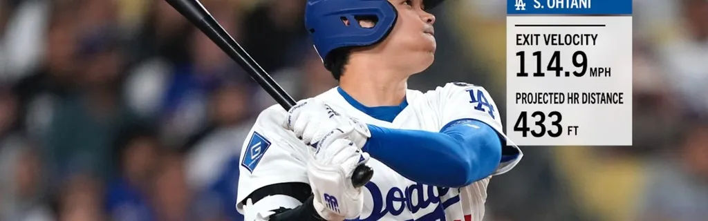 Shohei Ohtani’s 433-foot, 114.9 mph home run