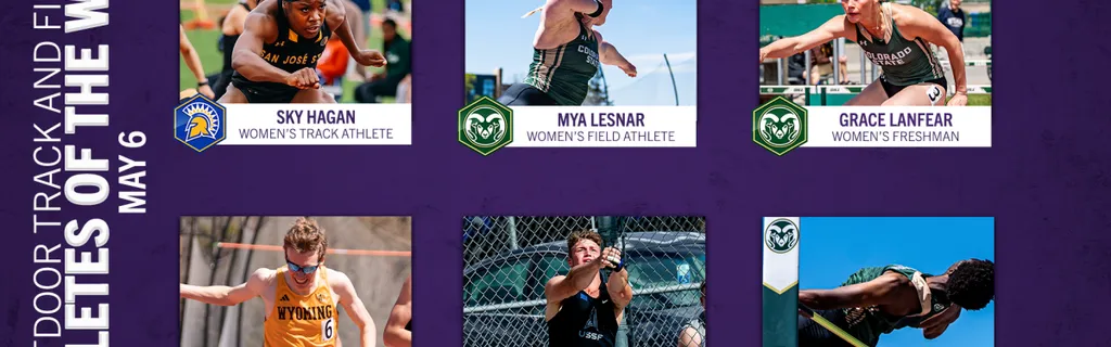 Mountain West Outdoor Track & Field Athletes of the Week