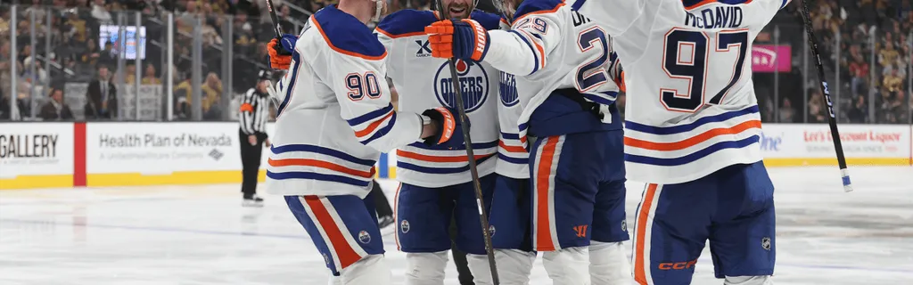 Oilers rally with 3 goals in 3rd, defeat Golden Knights in Game 1