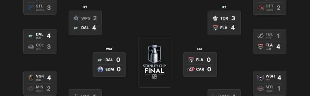 2025 Stanley Cup Playoffs conference finals schedule