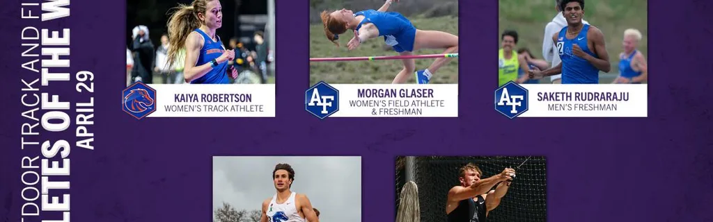 Mountain West Outdoor Track & Field Athletes of the Week