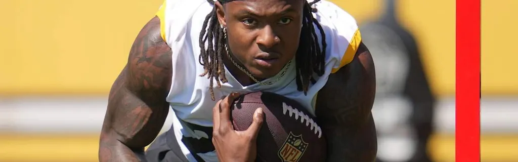 Steelers rookie RB Kaleb Johnson on versatility: ‘I could be a Derrick Henry back or I could be a Dalvin Cook back’
