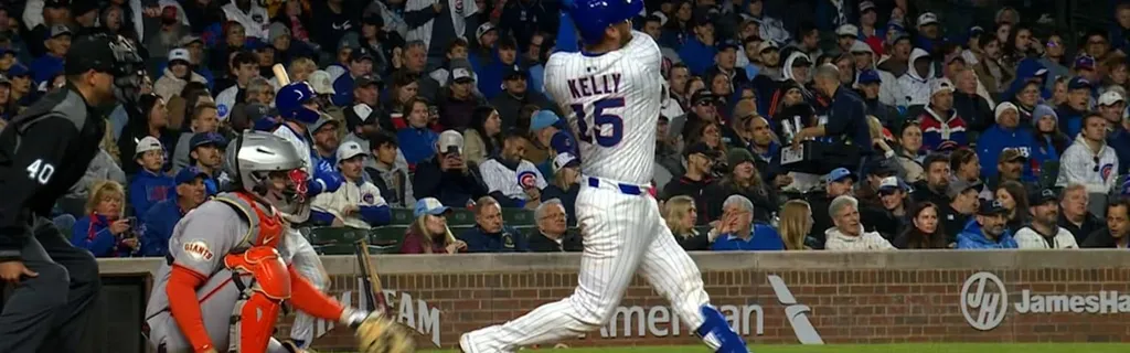 Kelly continues torrid start to season with HR in rout of Giants
