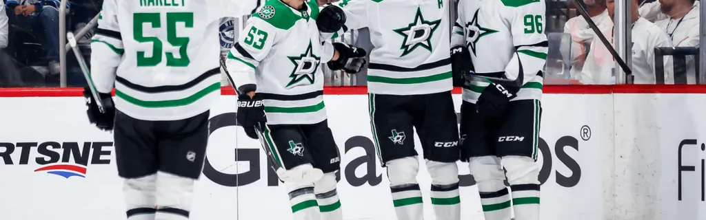 Rantanen scores 2nd straight hat trick, Stars top Jets in Game 1 of West 2nd Round